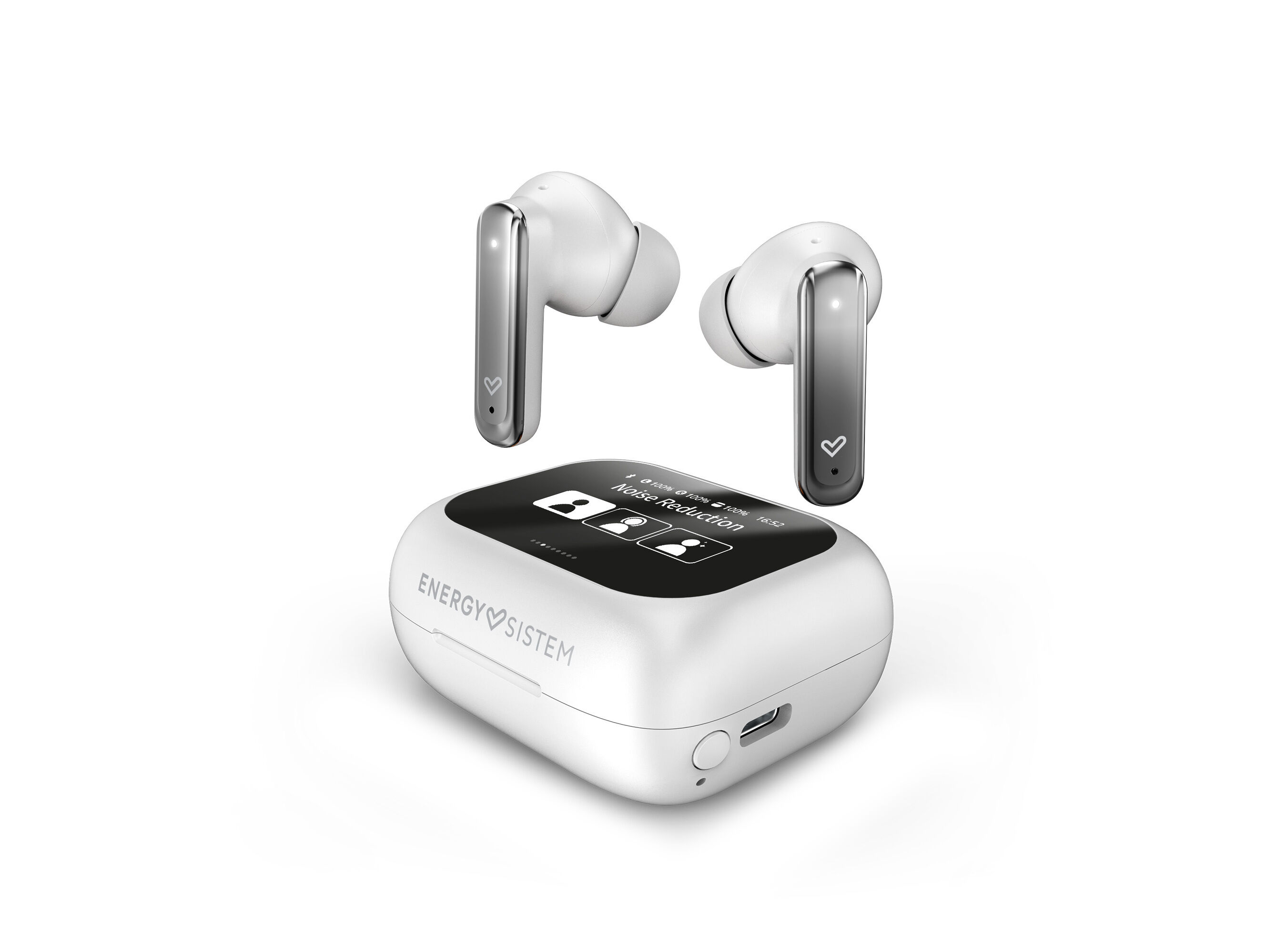 AURICULARES TWS ENERGY SISTEM SNOW SCREENSOUND BRANCO TWS image number 0