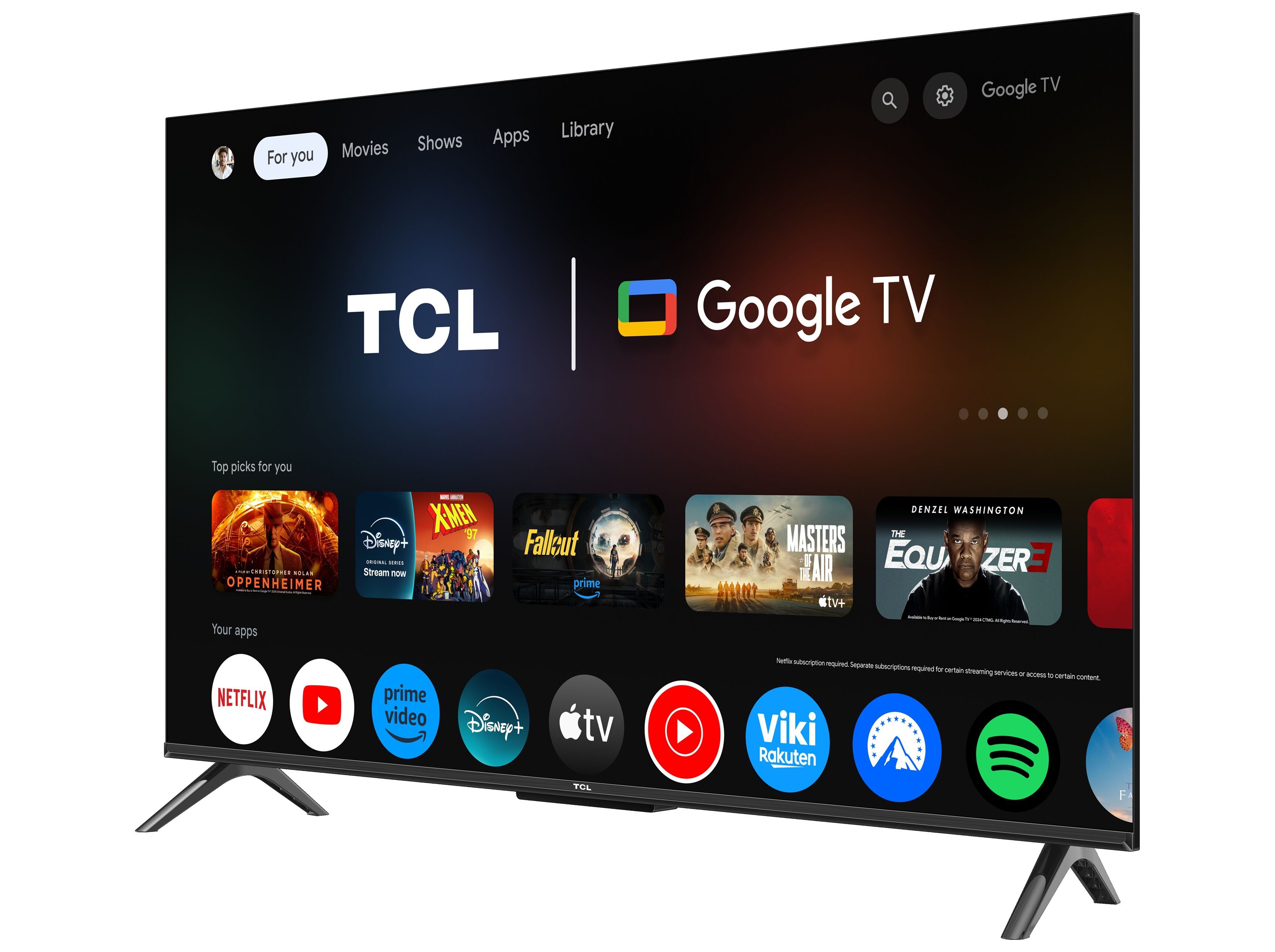 TV TCL 43T69C (43'' 4K GOOGLE TV 109CM) image number 1