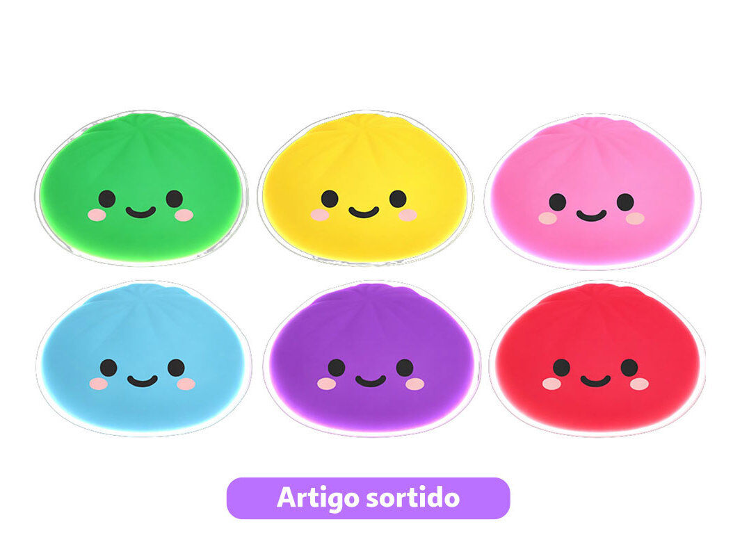 SQUISHY DUMPLING GLOW DO ART CORES SORTIDAS