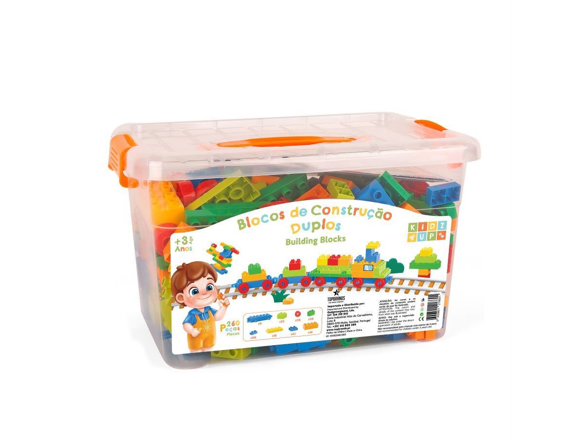 BLOCOS DUPLO TOPBRANDS 260 PE&Ccedil;AS image number 0