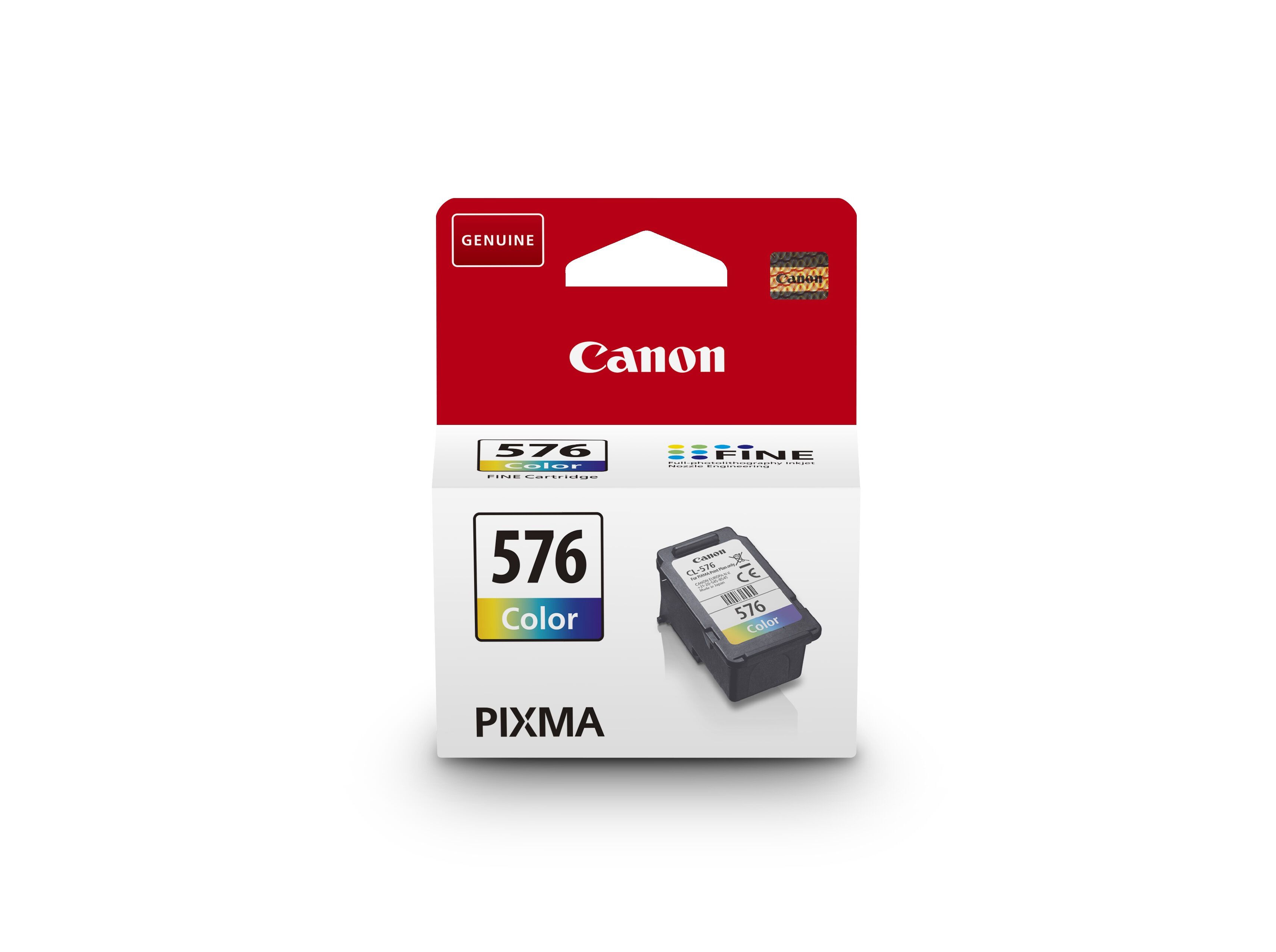 TINTEIRO ORIGINAL CANON CL-576 EUR CORES image number 0