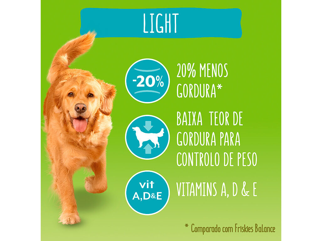 RA&Ccedil;&Atilde;O PARA C&Atilde;O FRISKIES LIGHT COM FRANGO 3KG image number 3