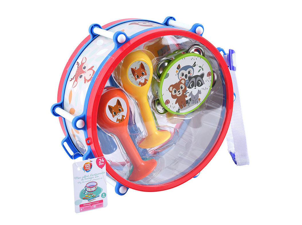 CONJUNTO MUSICAL ONE TWO FUN LEO 8 PE&Ccedil;AS