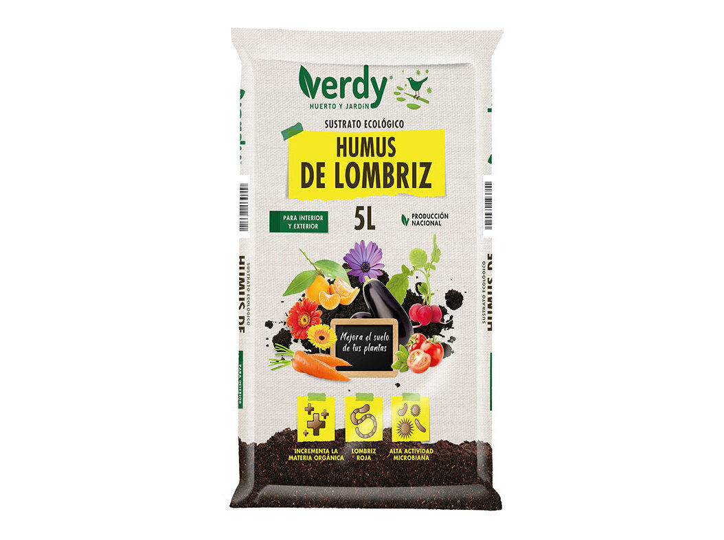 HUMUS DE LOMBRIZ VERDY 5L