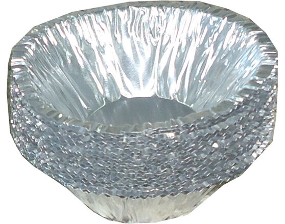 FORMAS QUEQUES DESCART&Aacute;VEL ALUM&Iacute;NIO 74X66X35MM PAC 20 UNIDADES