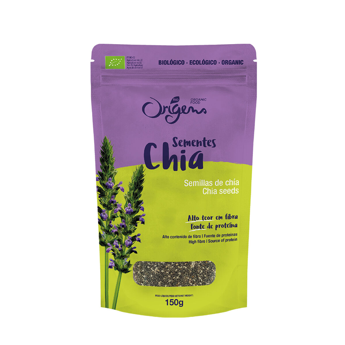 SEMENTES CHIA ORIGENS BIO 150G