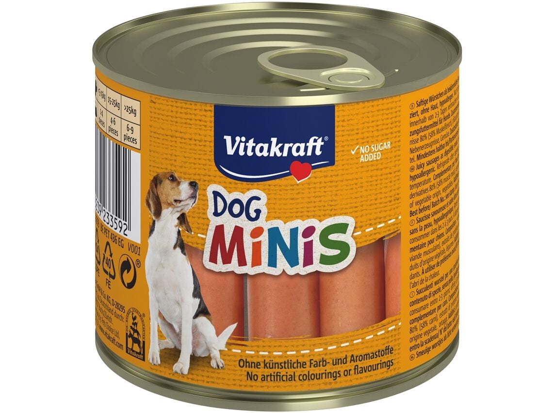 DOG MINI SALSICHAS ESPECIAIS C&Atilde;O 200G image number 0
