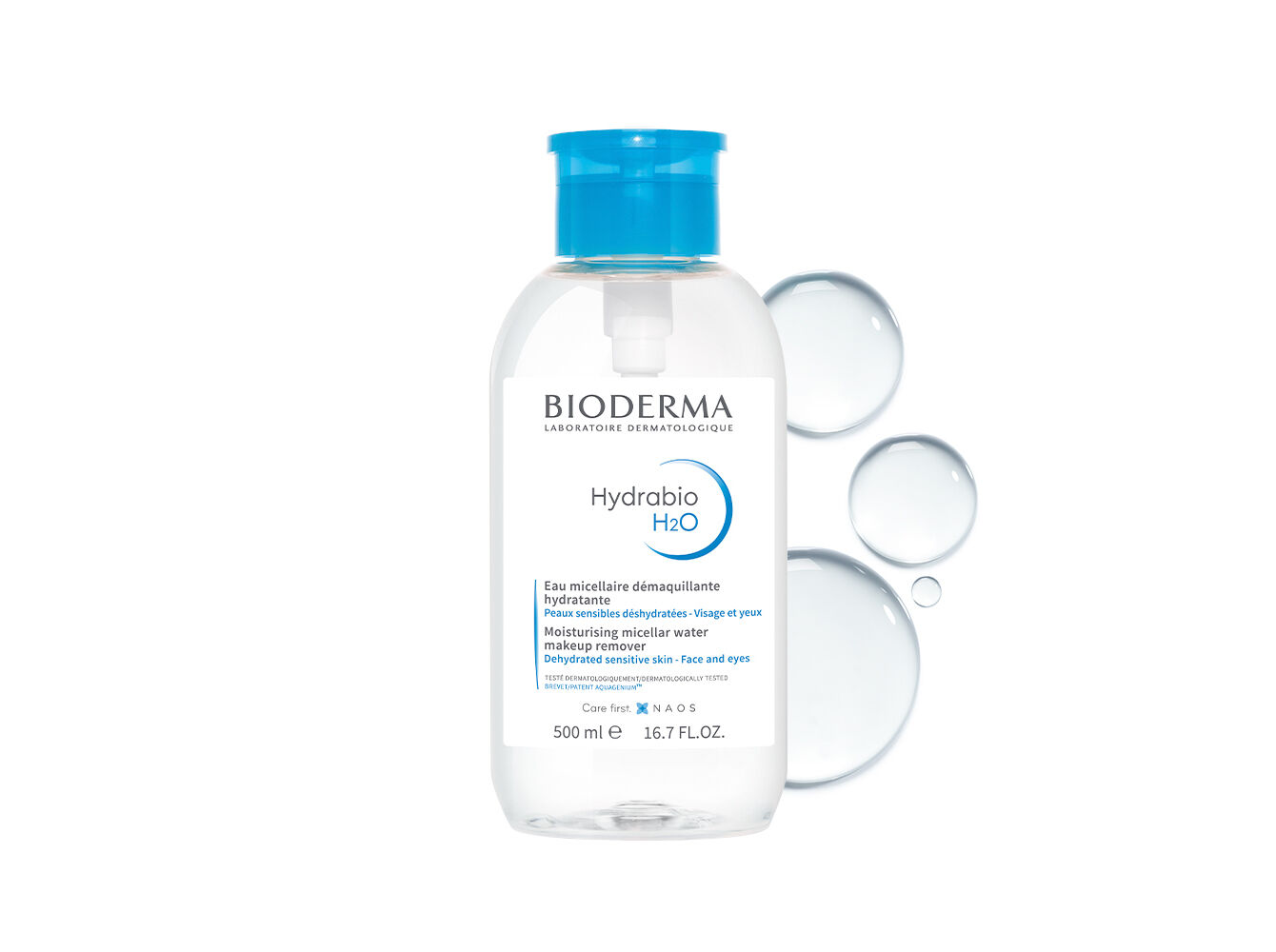 &Aacute;GUA MICELAR BIODERMA HYDRABIO PUMP 500ML image number 1