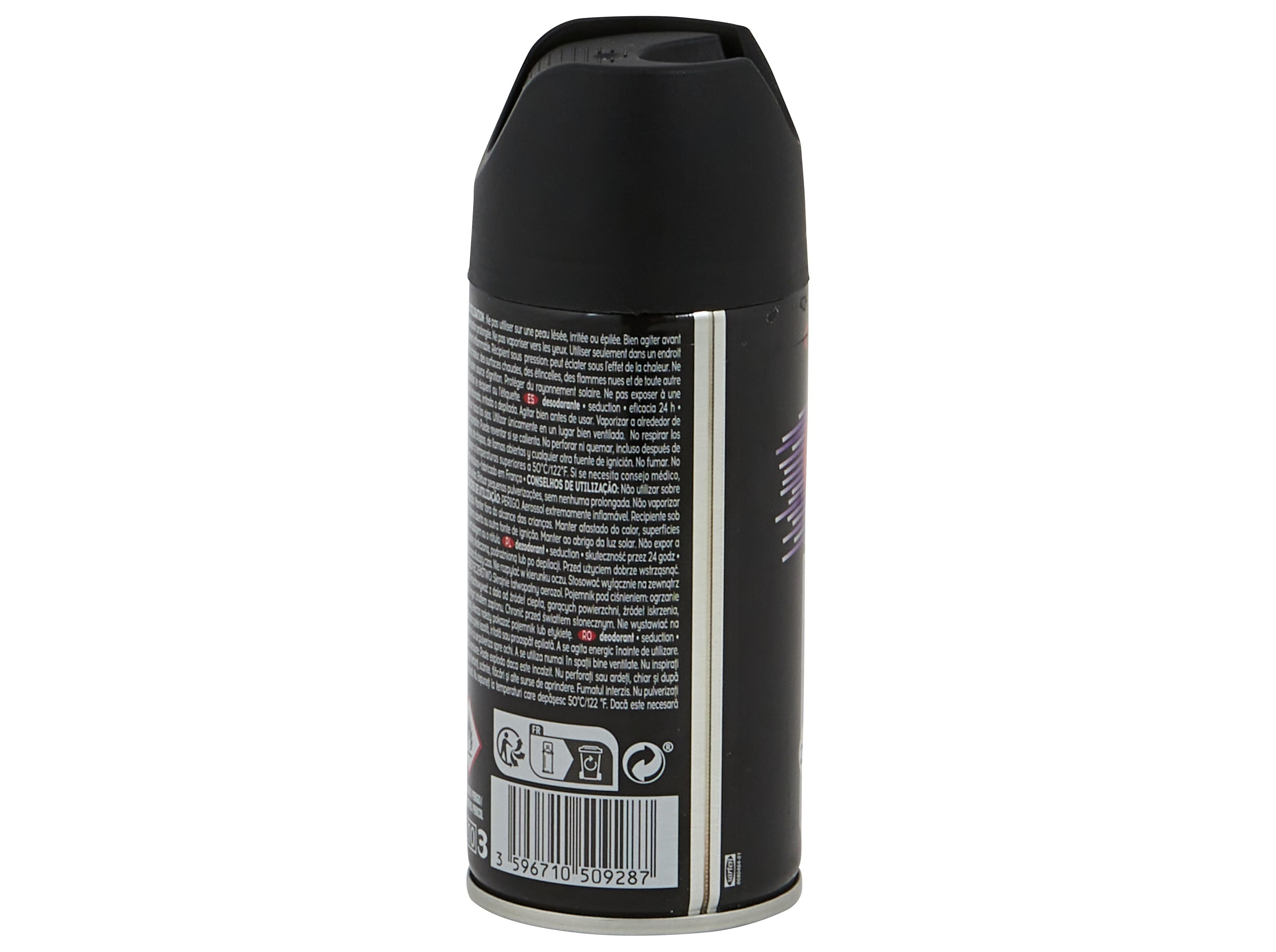 DESODORIZANTE SPRAY COSMIA MEN SEDUCTION 150ML image number 2