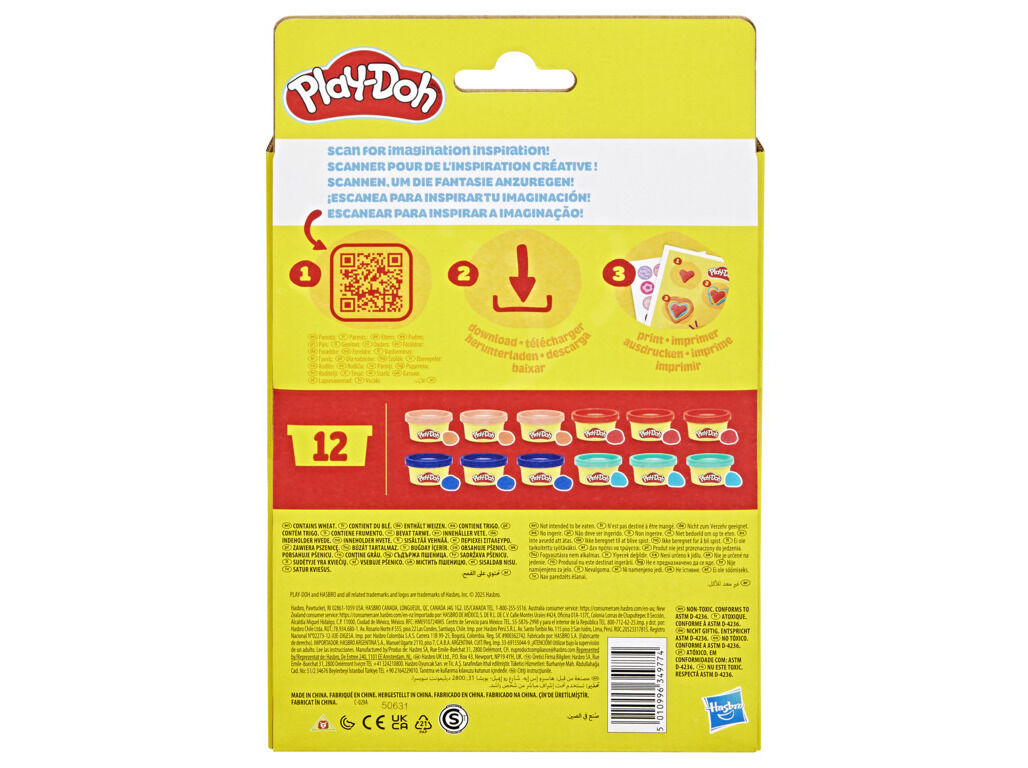 BRINDES PLAY DOH PACK 12 image number 1