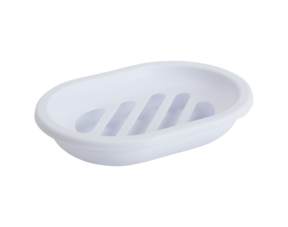 SABONETEIRA AUCHAN ESSENCIAL PL&Aacute;STICO BRANCO