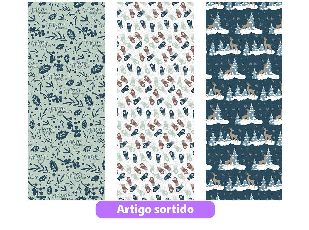 ROLO PAPEL EMBRULHO AUCHAN 5M MODELOS SORTIDOS image number 0