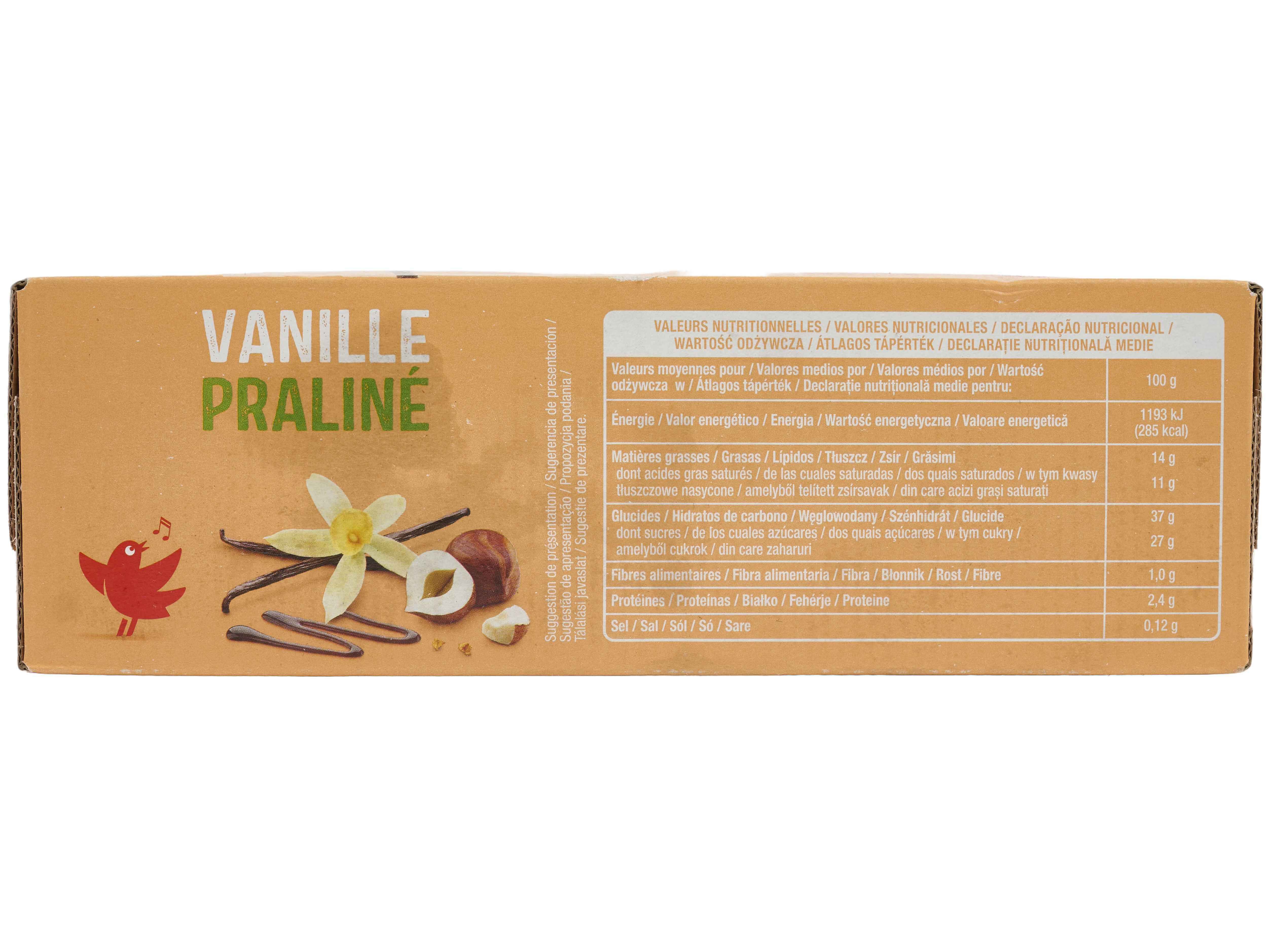 GELADO CONE AUCHAN BAUNILHA PRALIN&Eacute; 6X120ML image number 3