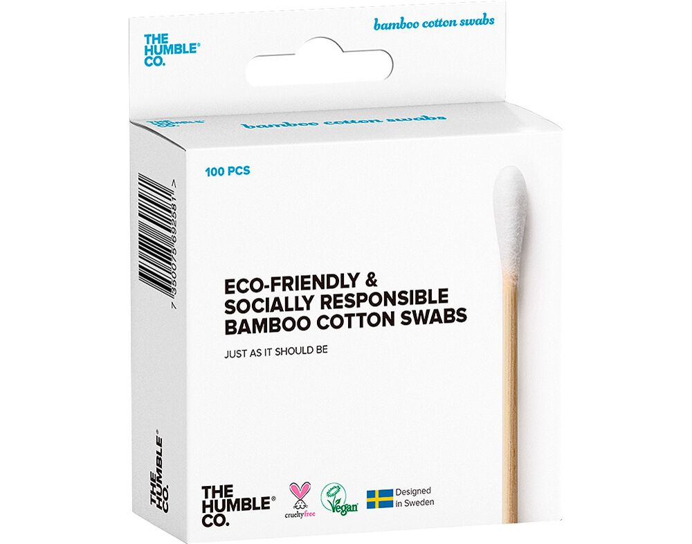 COTONETES THE HUMBLE CO BAMBU BRANCO 100UN image number 0