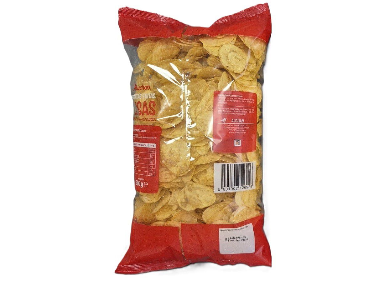 BATATA FRITA AUCHAN LISA 500G image number 1