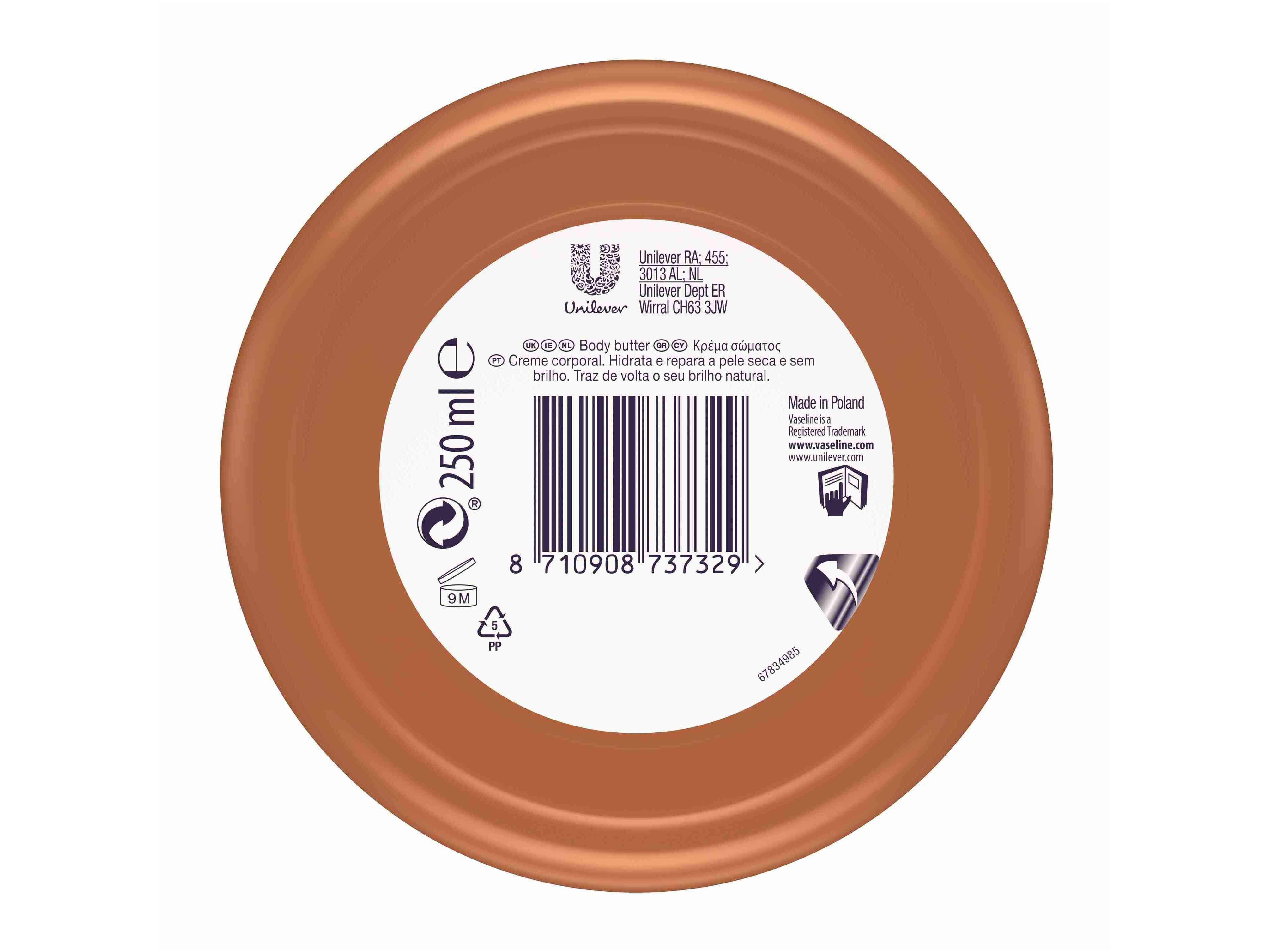 CREME CORPO VASELINE MANTEIGA DE CACAU 250ML image number 2