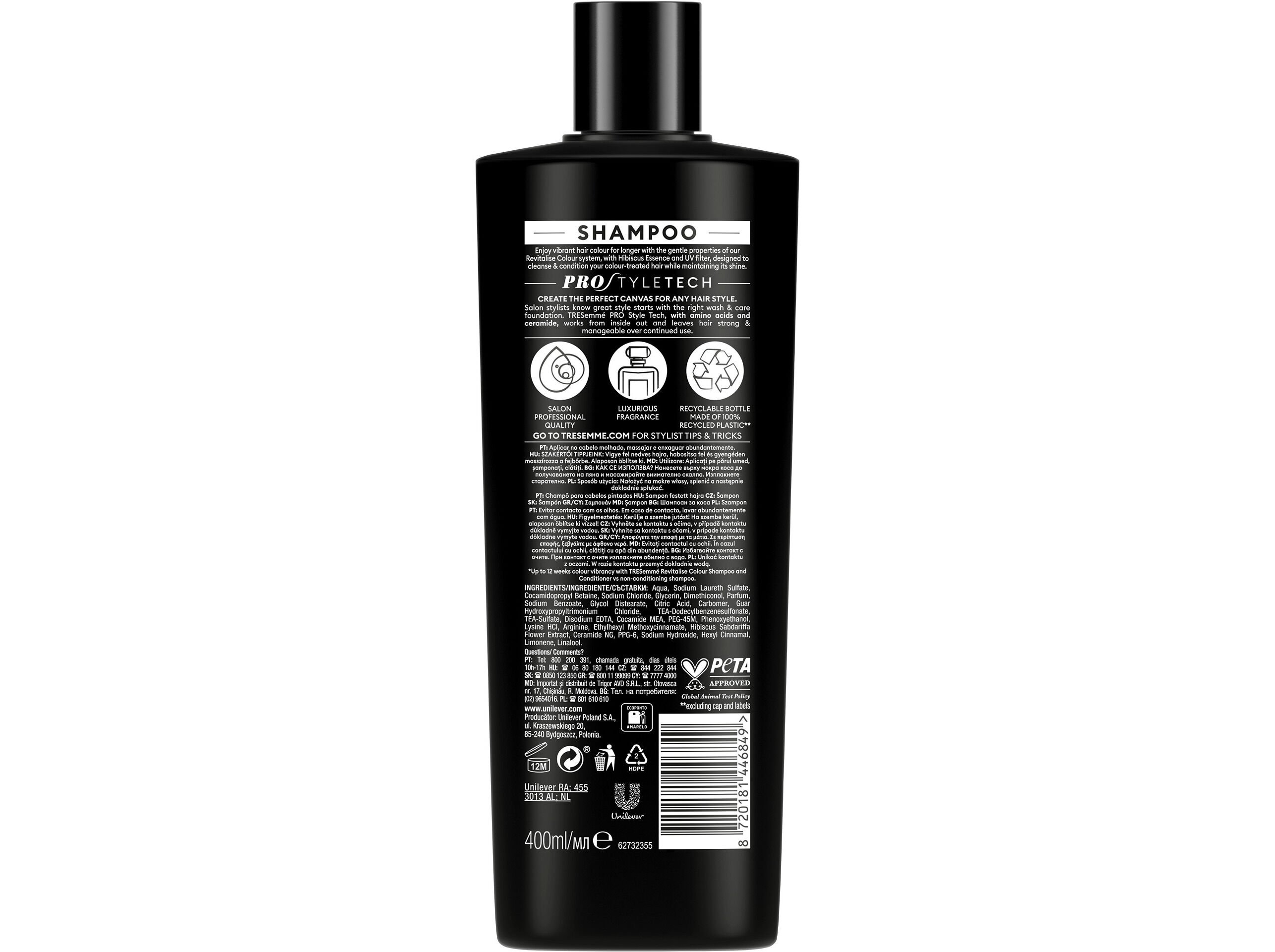 CHAMP&Ocirc; TRESEMM&Eacute; COLOR REVITALIZE 400 ML image number 1