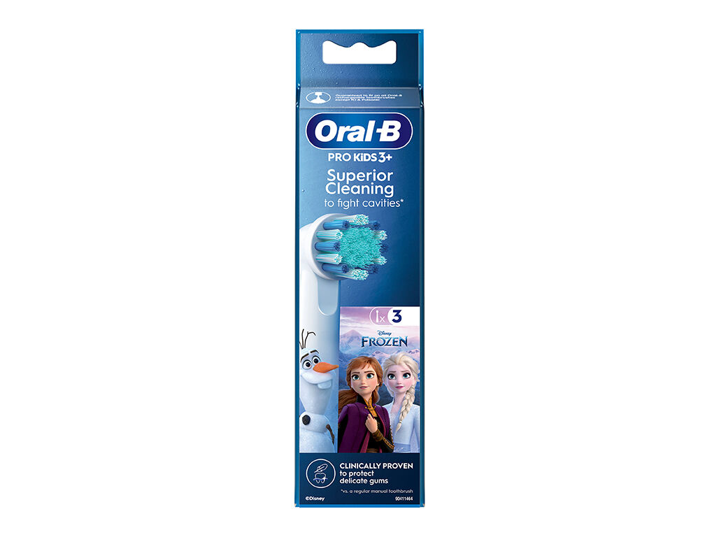 RECARGA ESCOVA ORAL B KIDS SPIDERMAN/FROZEN 3UN image number 0