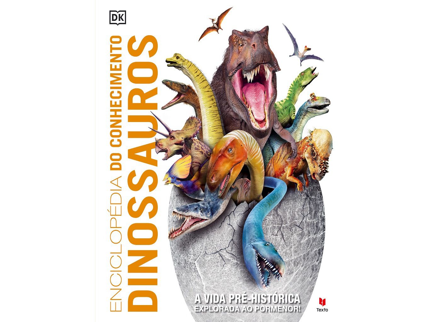 LIVRO ENCICLOP&Eacute;DIA DO CONHECIMENTO - DINOSSAUROS DK image number 0