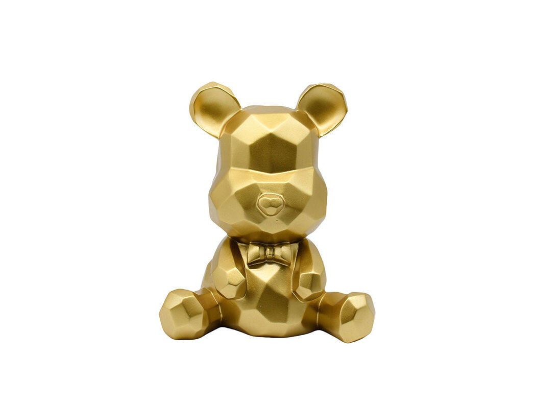 URSINHO POLIRESINA ACTUEL DOURADO 17.5X11.5X20CM