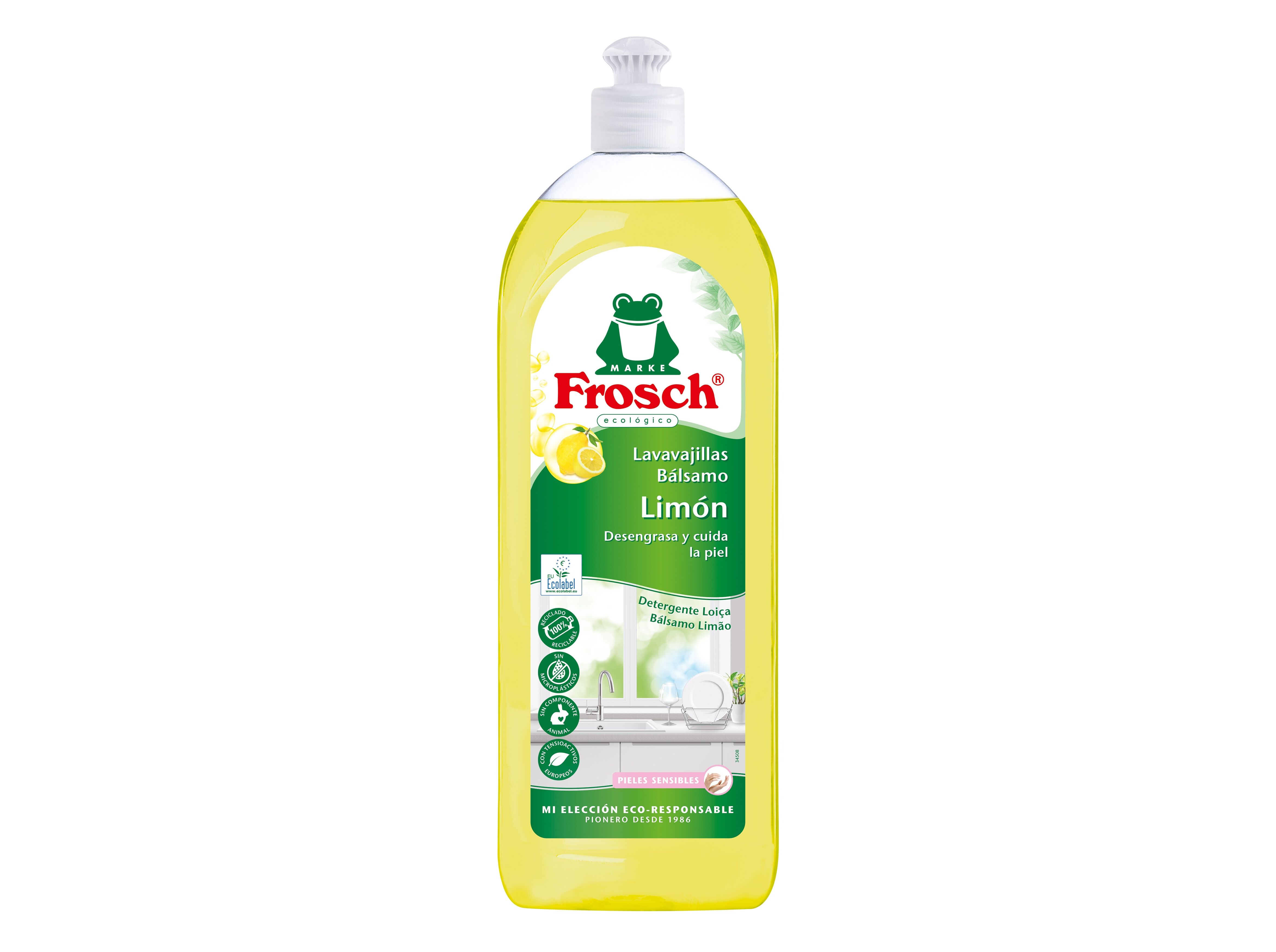 DETERGENTE LOI&Ccedil;A MANUAL FROSCH LIM&Atilde;O 750ML