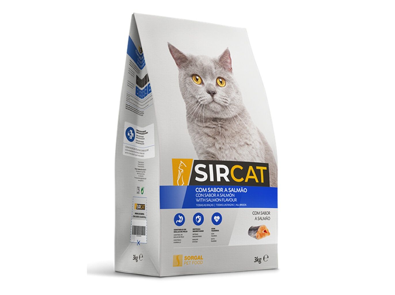 RA&Ccedil;&Atilde;O GATO SIRCAT ADULTO MIX SALM&Atilde;O 3KG image number 1
