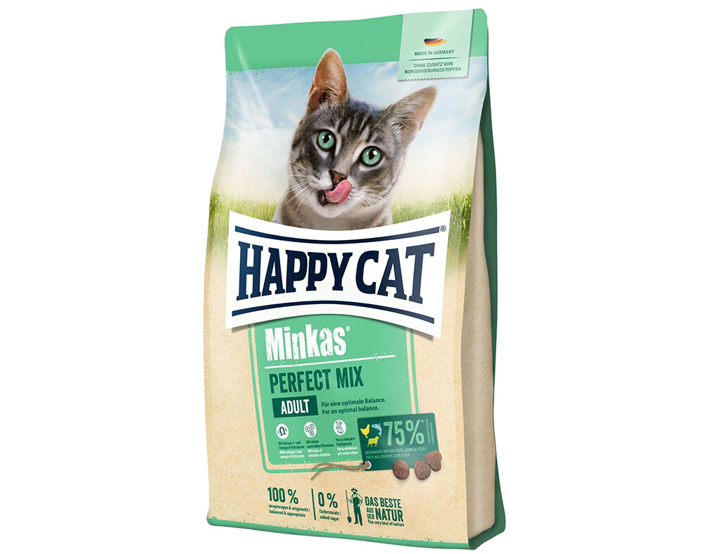 RA&Ccedil;&Atilde;O GATO HAPPY CAT ADULTO MINKAS MIX 4KG image number 0
