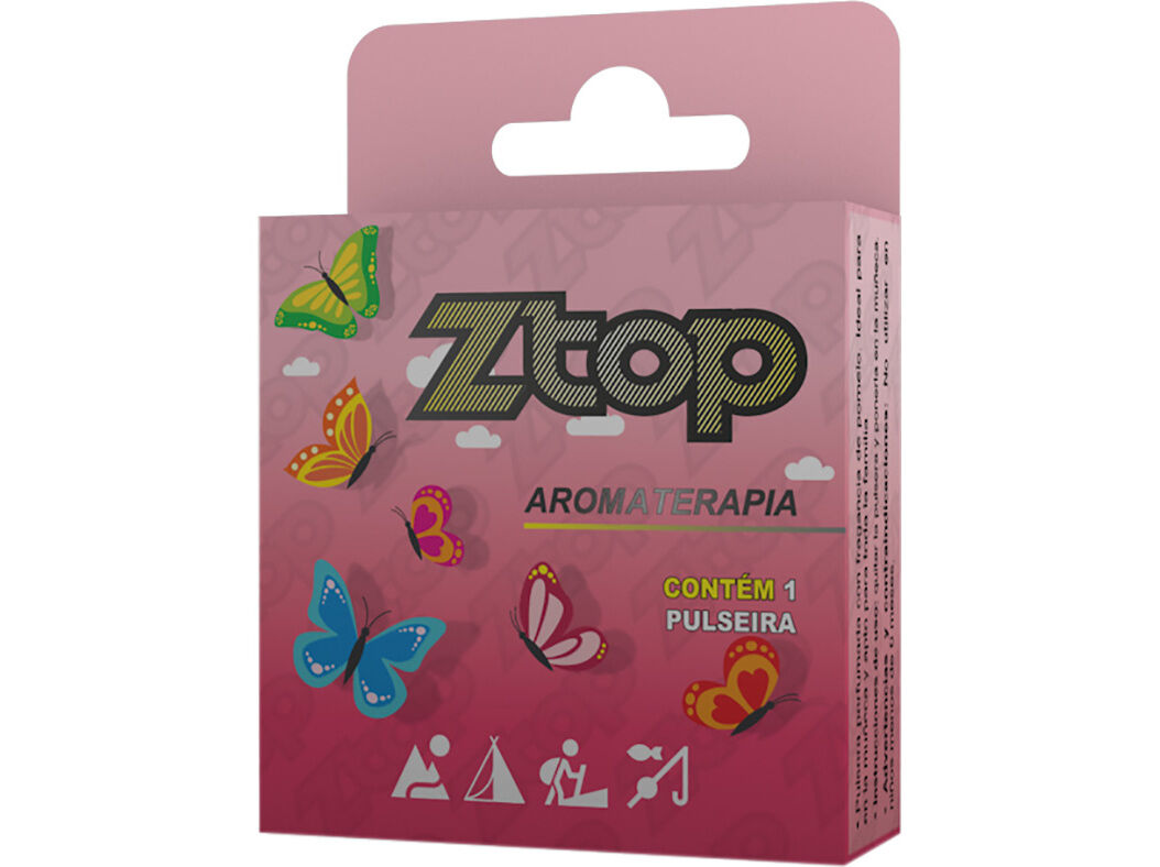 PULSEIRA ZTOP AROMAT P/PREVEN&Ccedil;&Atilde;O ROSA KIDS