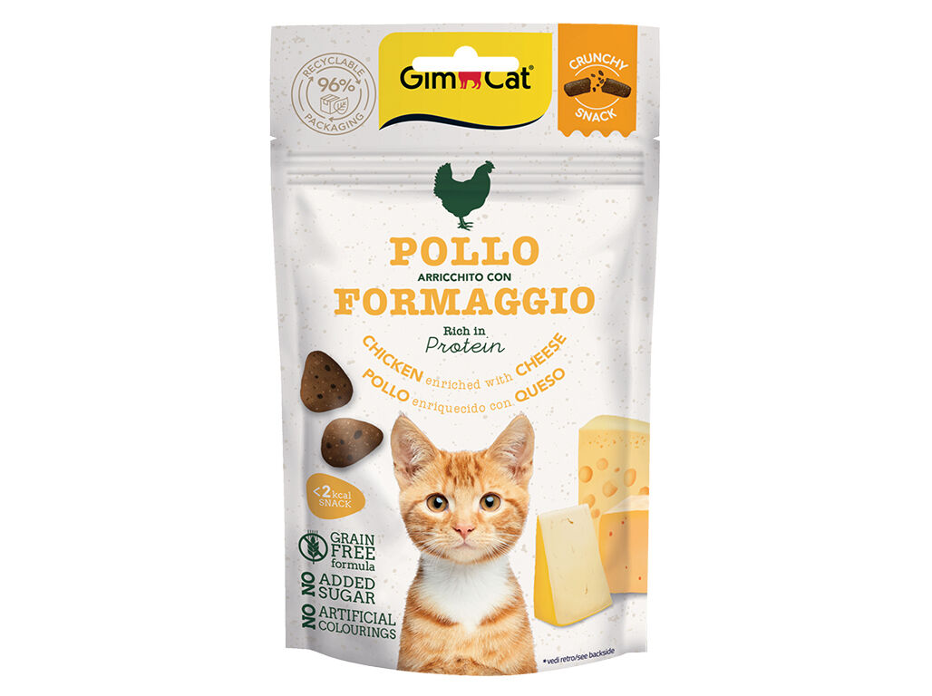 SNACK GATO GIMCAT CRUNCHY FR+QUEIJO 50G image number 0
