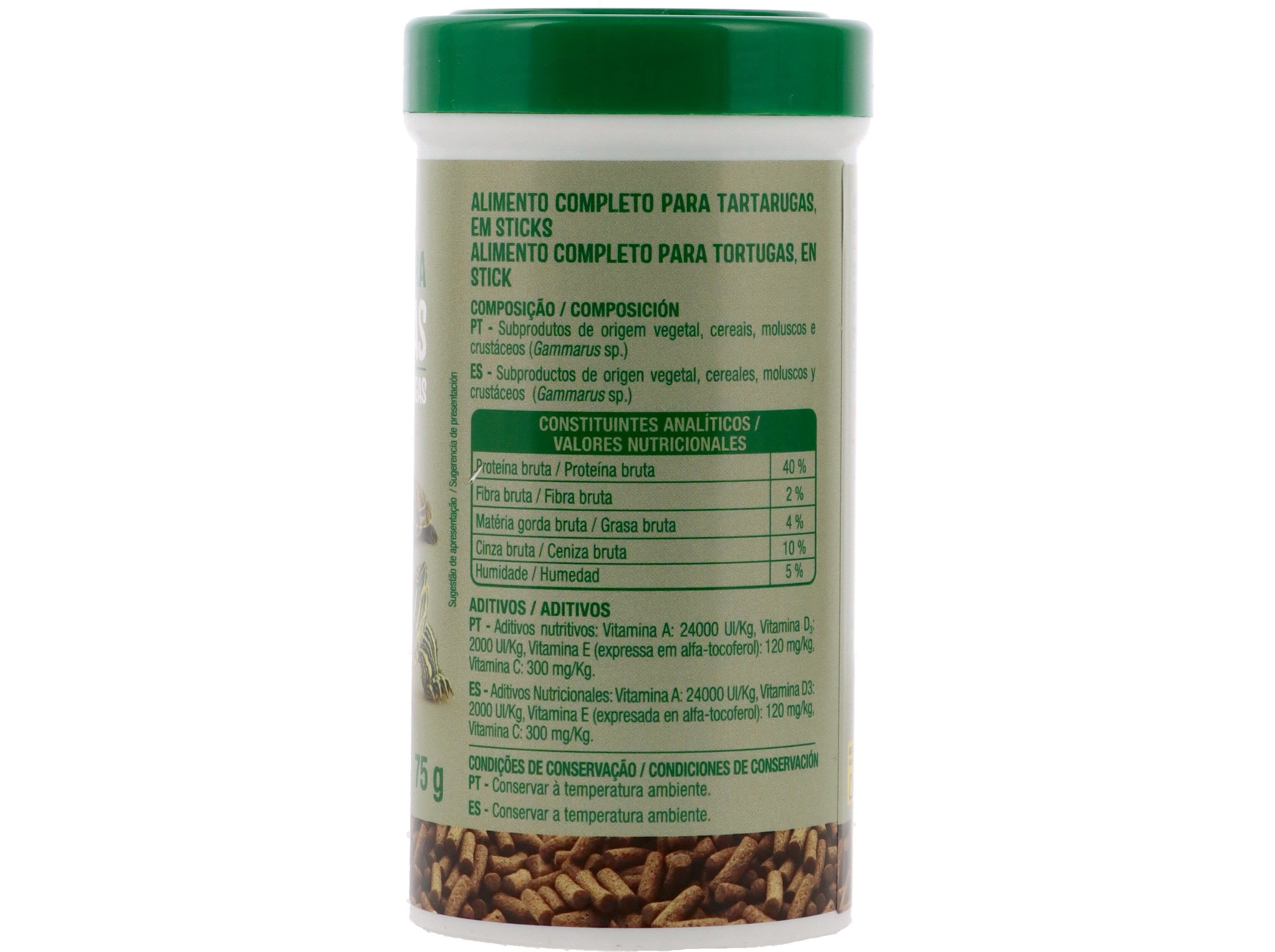 COMIDA PARA TARTARUGA AUCHAN EM STICKS 75G image number 1