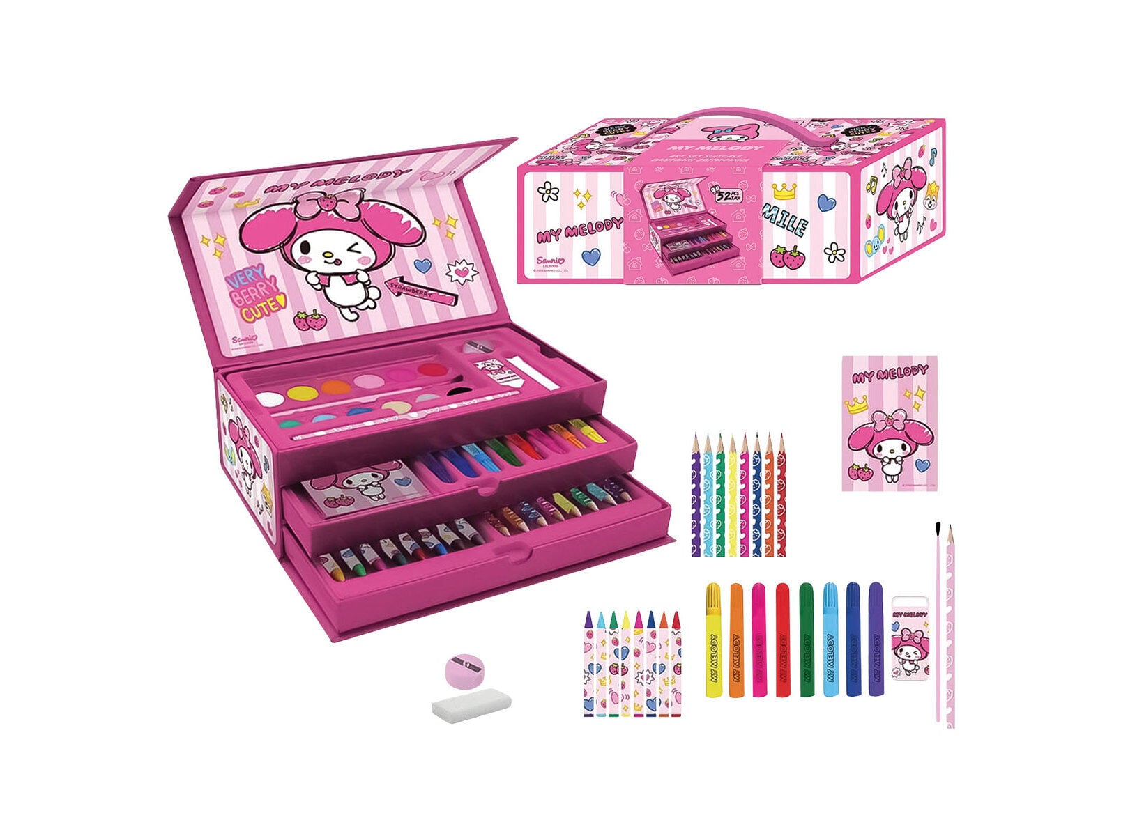 SET COLORIR MELODY COM 3 N&Iacute;VEIS 52 PE&Ccedil;AS image number 1