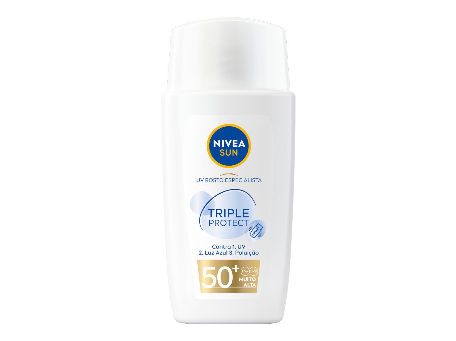 FLUIDO UV ROSTO NIVEA SUN ULTRA PROTE&Ccedil;&Atilde;O FP50+ 40ML image number 1