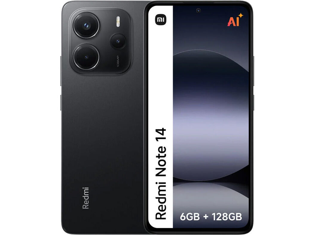 SMARTPHONE XIAOMI REDMI NOTE 14 6GB 128GB PRETO