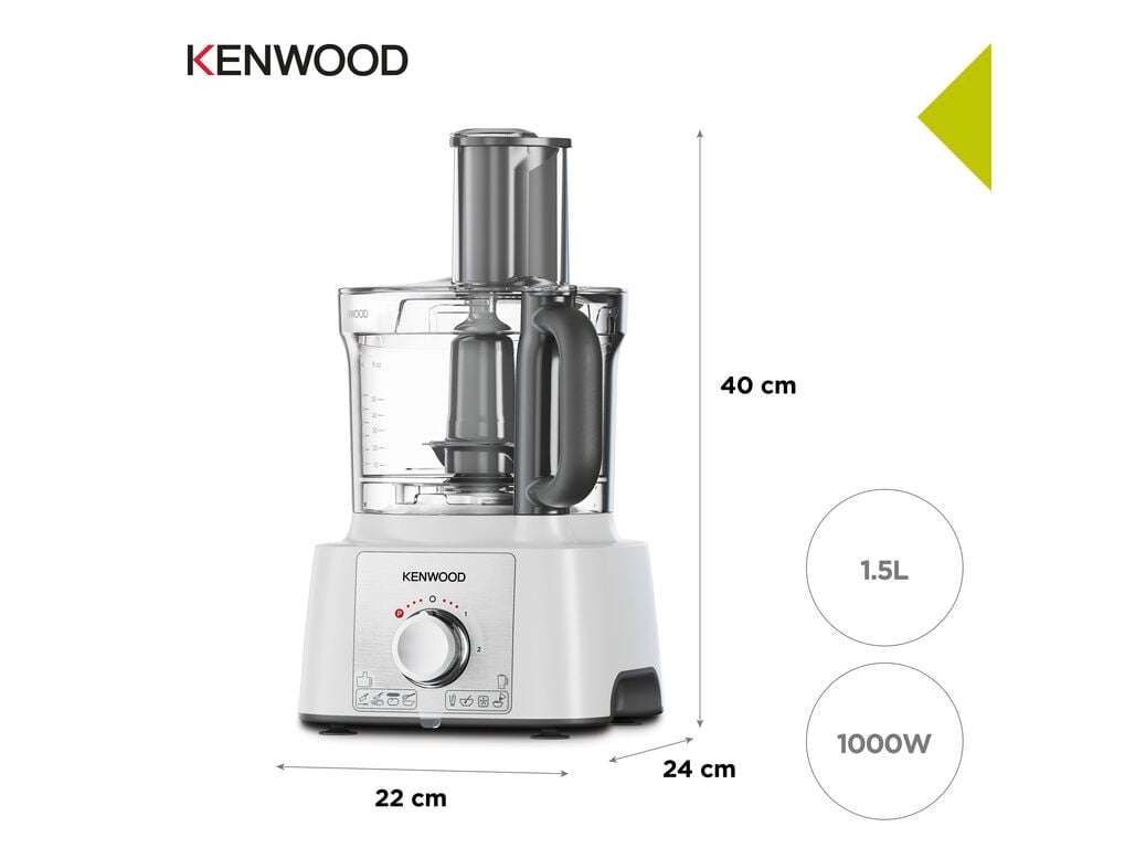 PROCESSADOR DE ALIMENTOS KENWOOD MULTIPRO EXPRESS FDP65.640WH image number 4