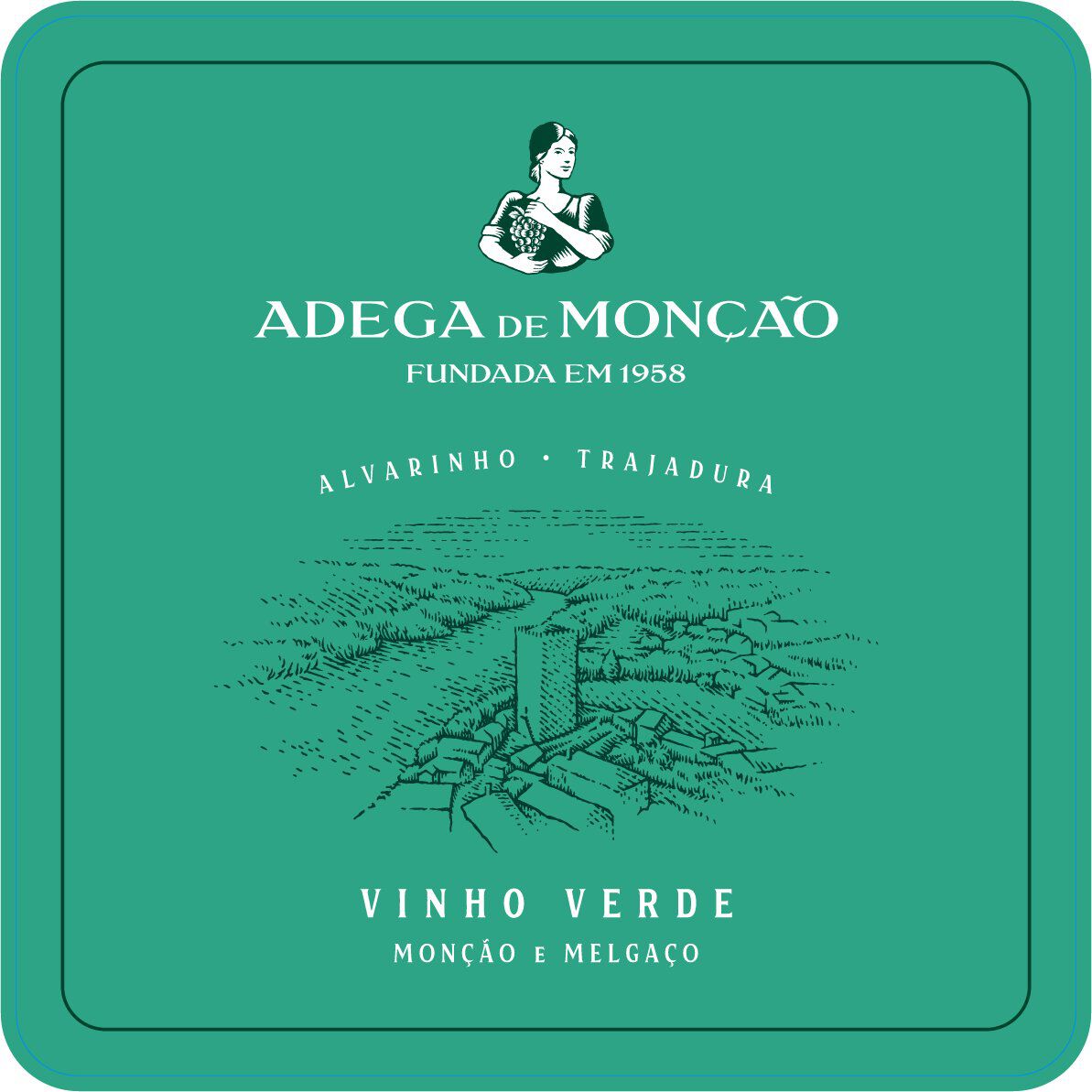 VINHO BRANCO ADEGA DE MON&Ccedil;&Atilde;O ESCOLHA VINHO VERDE 0.75L image number 1