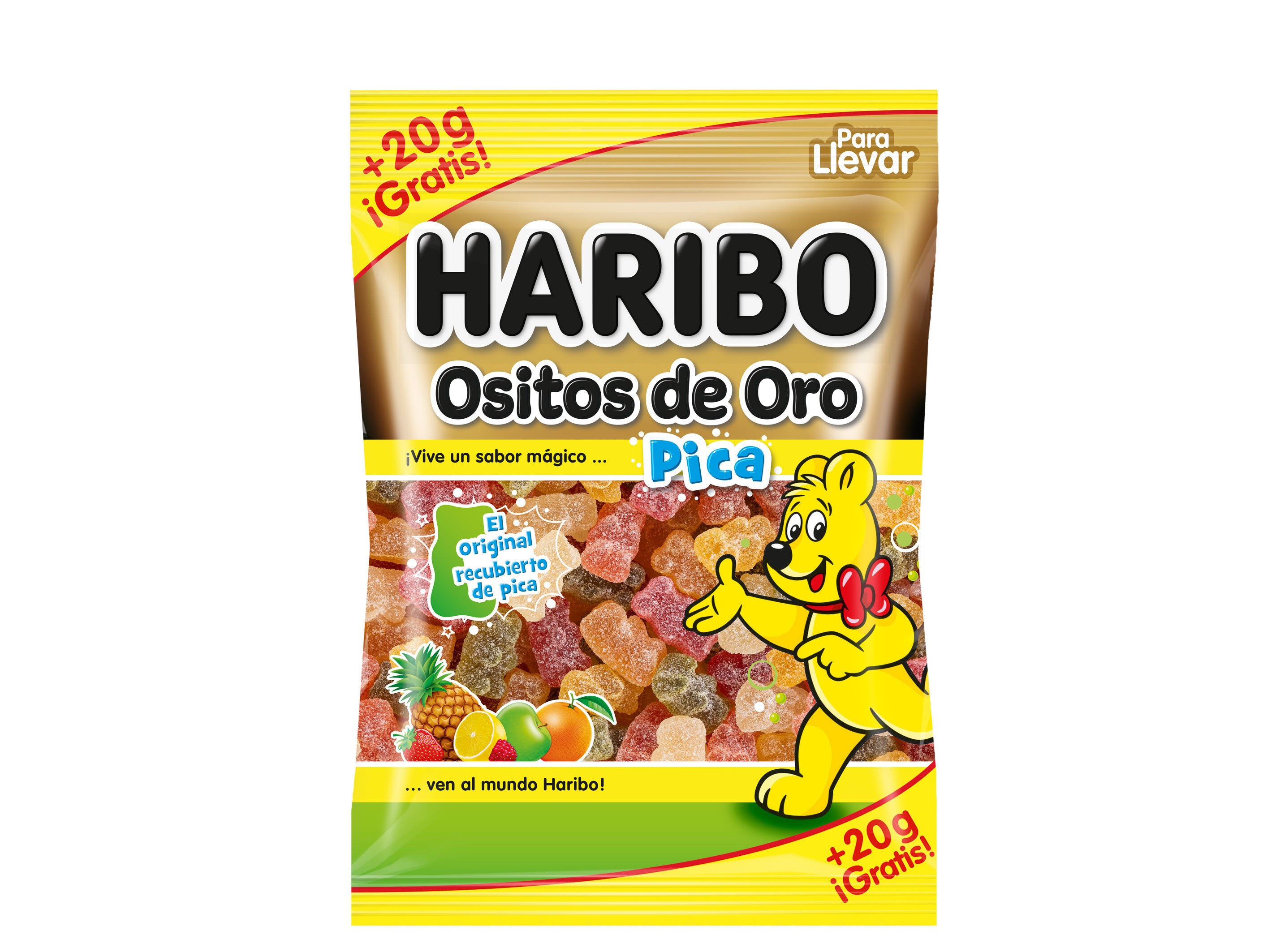 GOMAS HARIBO OSITOS ORO PICA 120G image number 0