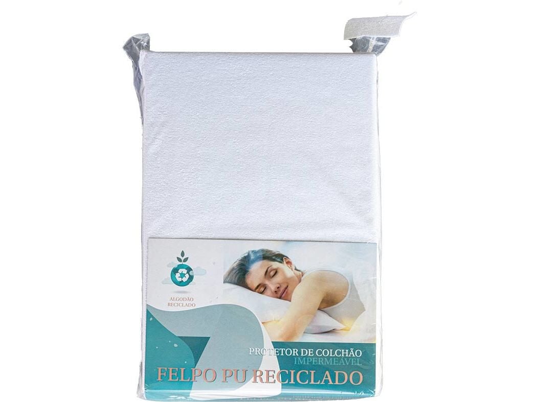 PROTETOR COLCHAO IMPERMEAVEL 77 FELPO PU RECICLADO 100X200