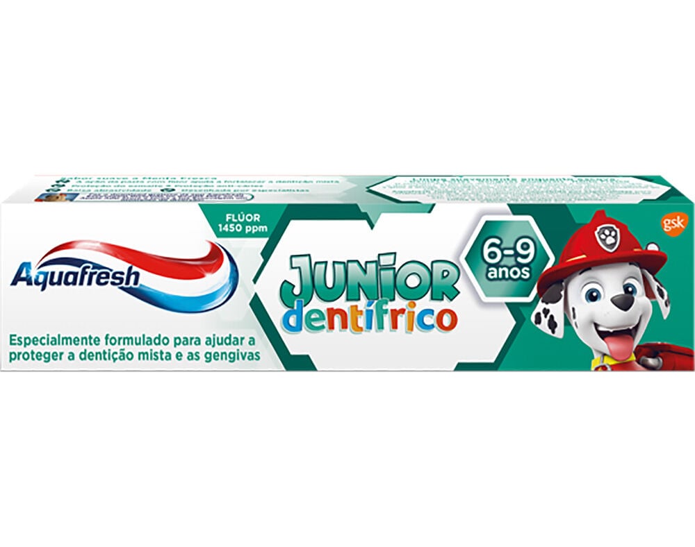 Pasta de Dentes Crian&ccedil;a Junior Aquafresh 50ml