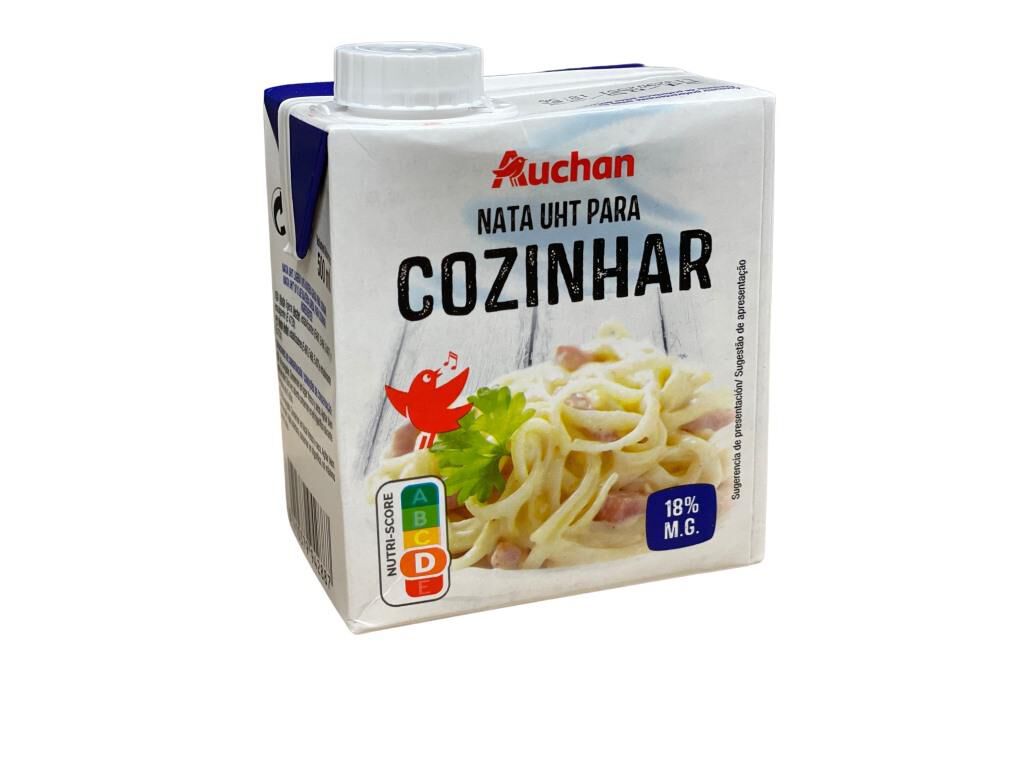 NATA AUCHAN UHT PARA COZINHAR 500ML