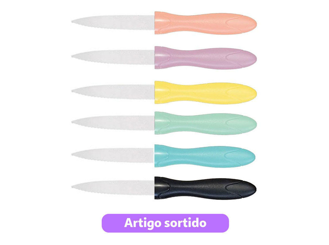 FACA DESCASCAR ACTUEL 8.5CM CORES SORTIDAS