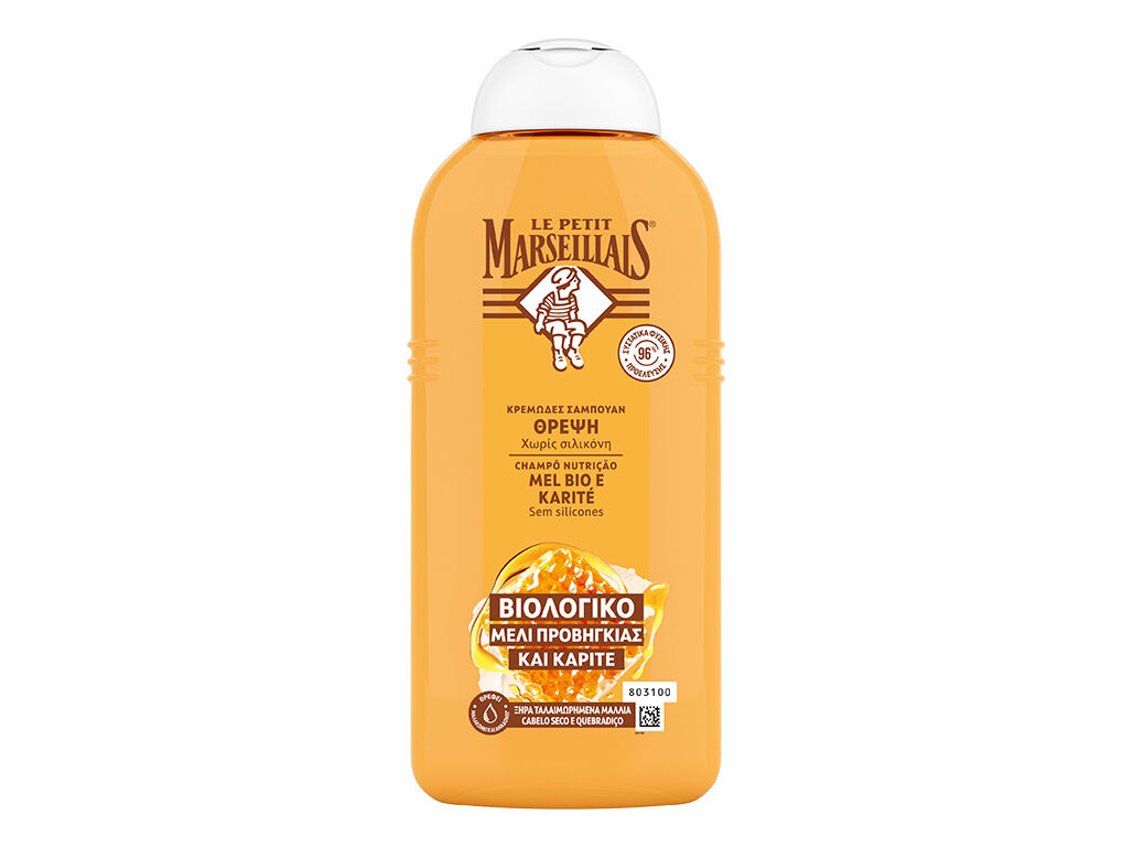 CHAMP&Atilde; LE PETIT MARSEILLAIS NUTRI&Atilde;&Atilde;O MEL E KARIT&Atilde; 300 ML image number 1