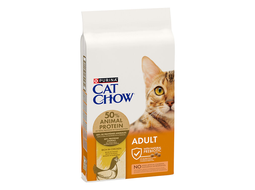 RA&Ccedil;&Atilde;O GATO CAT CHOW ADULTO FRANGO 10KG image number 1