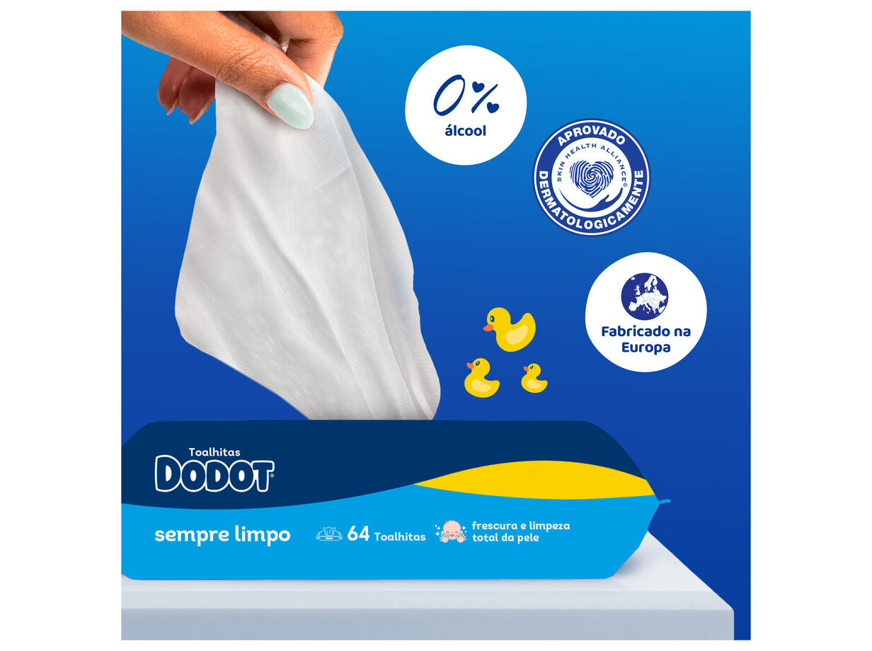 TOALHITAS BEB&Eacute; DODOT 52UN AZUL image number 4