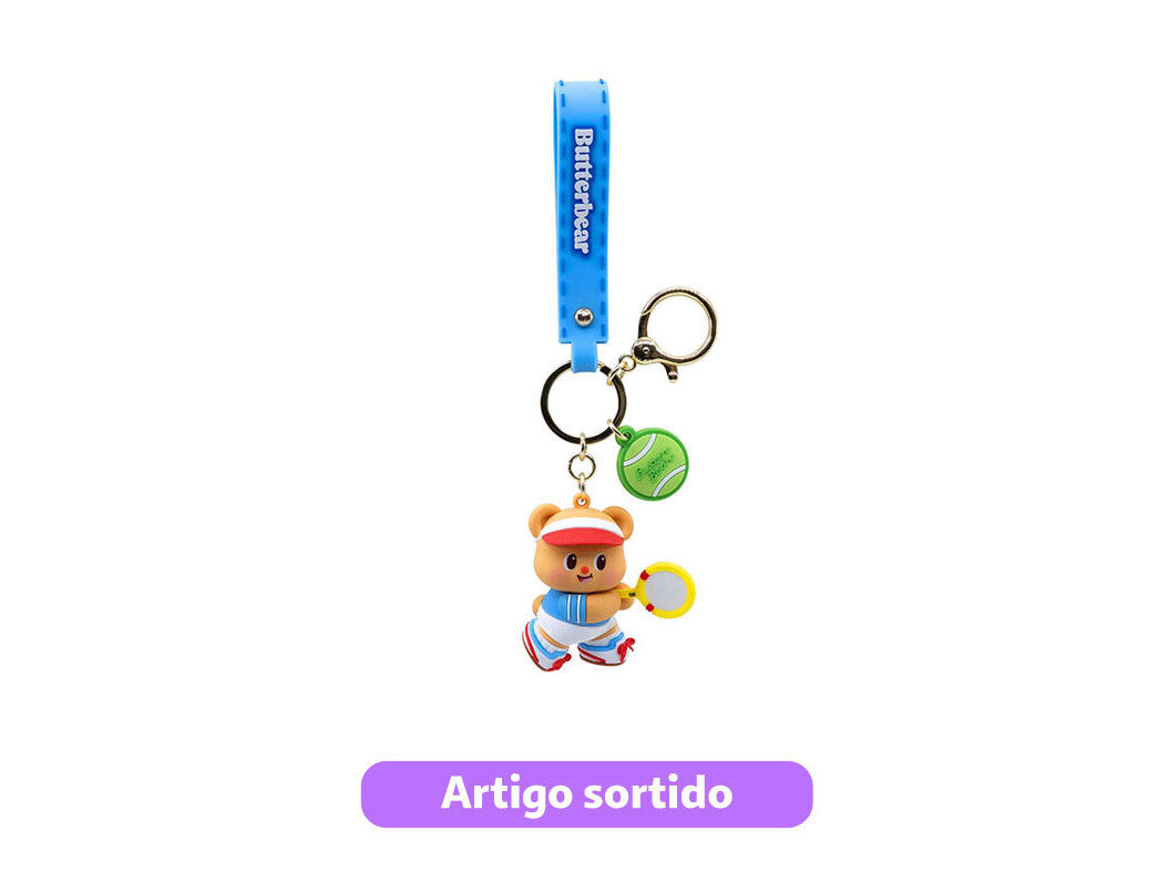 PORTA-CHAVES BUTTERBEAR EVERYDAY 2 MODELOS SORTIDOS image number 2