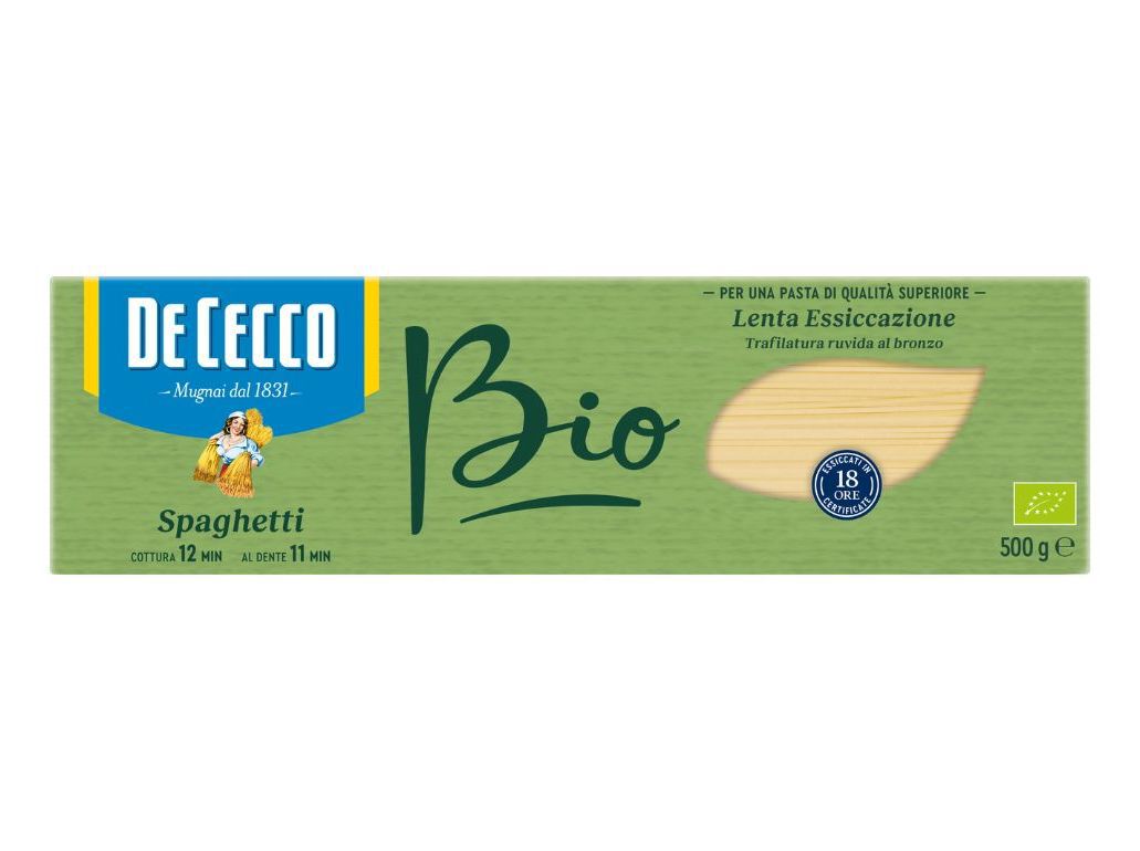 MASSA SPAGHETTI DE CECCO BIO 500G image number 0