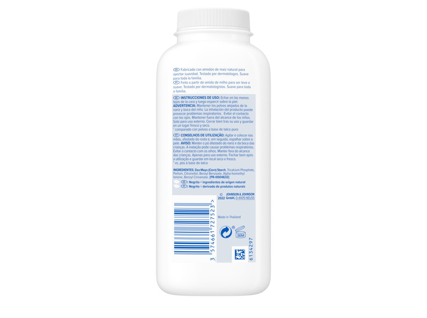 P&Oacute; TALCO JOHNSON'S BABY 200 G image number 1