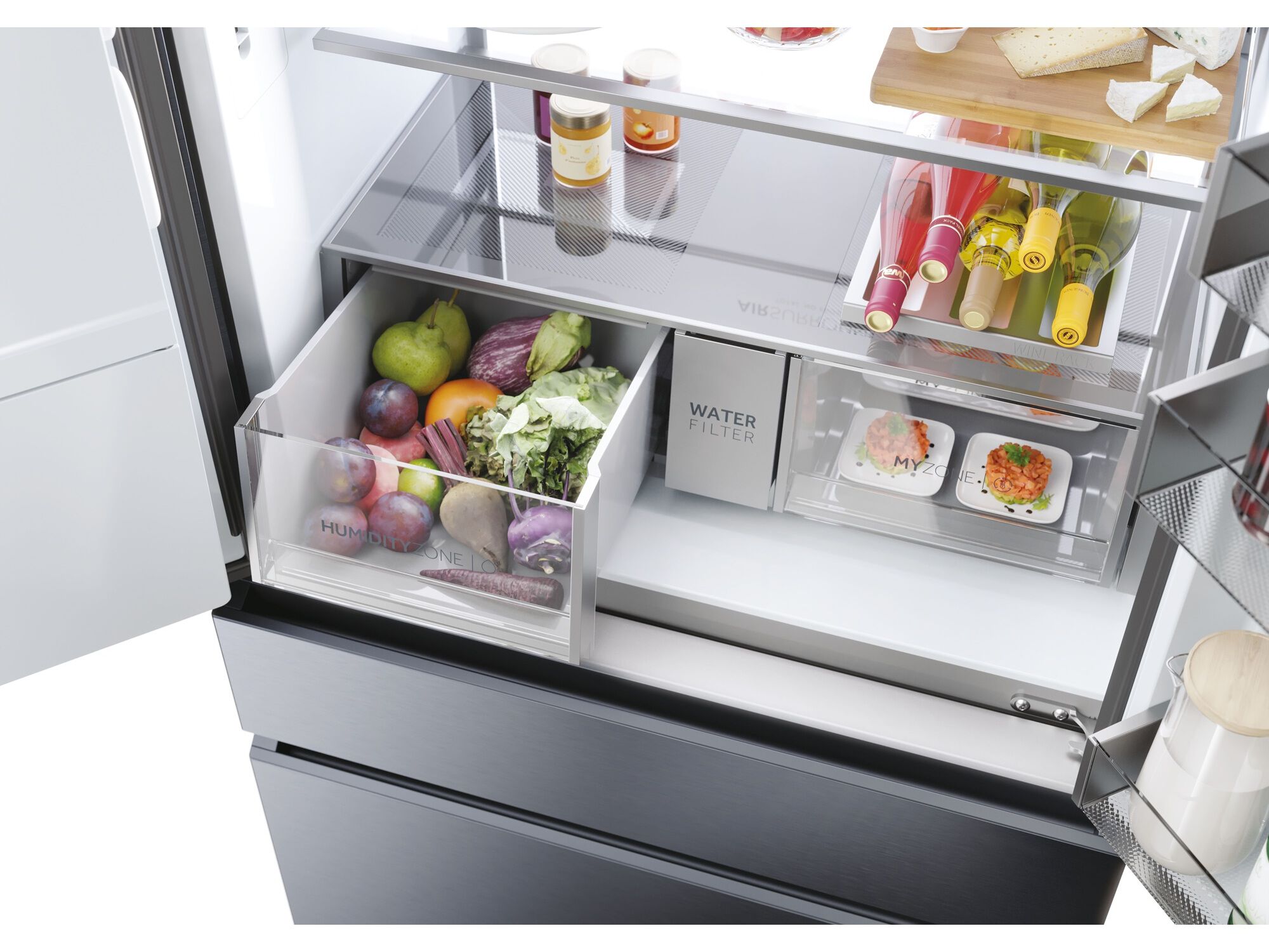 FRIGOR&Iacute;FICO AMERICANO HAIER HFW7918EIMB NO FROST E 601L image number 10