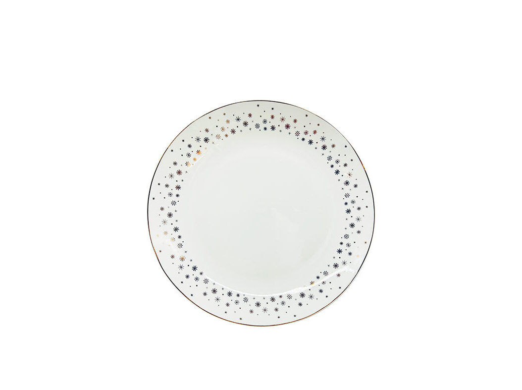 PRATO RASO PORCELANA ACTUEL ESTRELAS 26.5CM image number 0