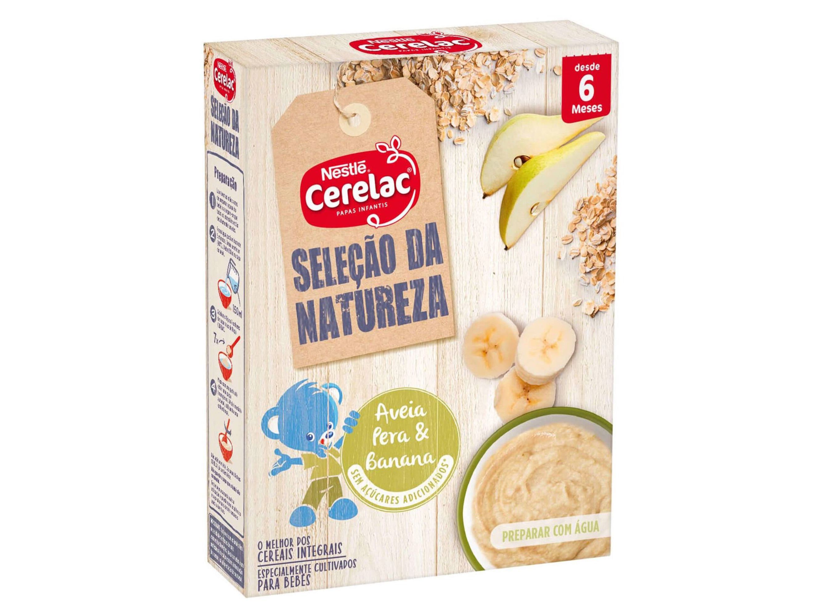 FARINHA L&Aacute;CTEA CERELAC AVEIA P&Ecirc;RA BANANA 240 G