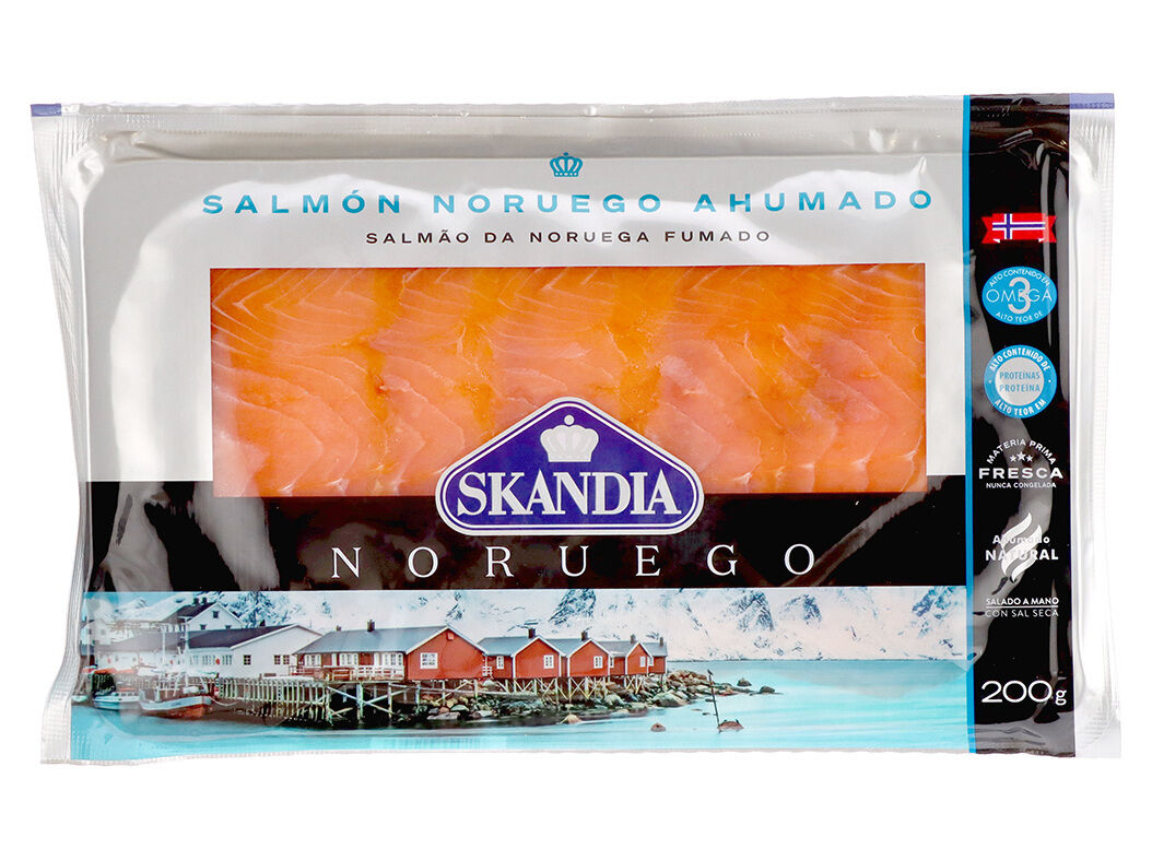 SALM&Atilde;O FUMADO SKANDIA 200 GR